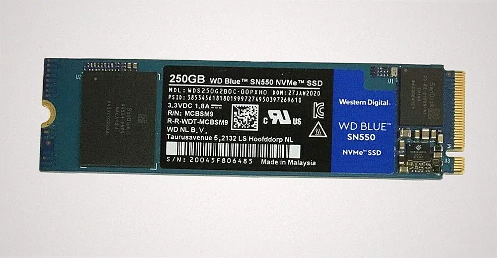 250GB M.2 PCIE NVME 2280 SSD major brands Solid State Drive