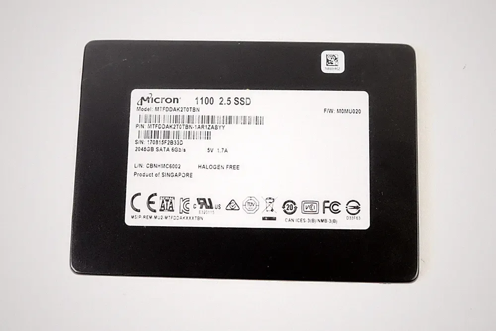 Micron 1100 2TB 2.5" SATA SSD MTFDDAK2T0TBN 2048GB | 1yr Warranty, Fast Ship!