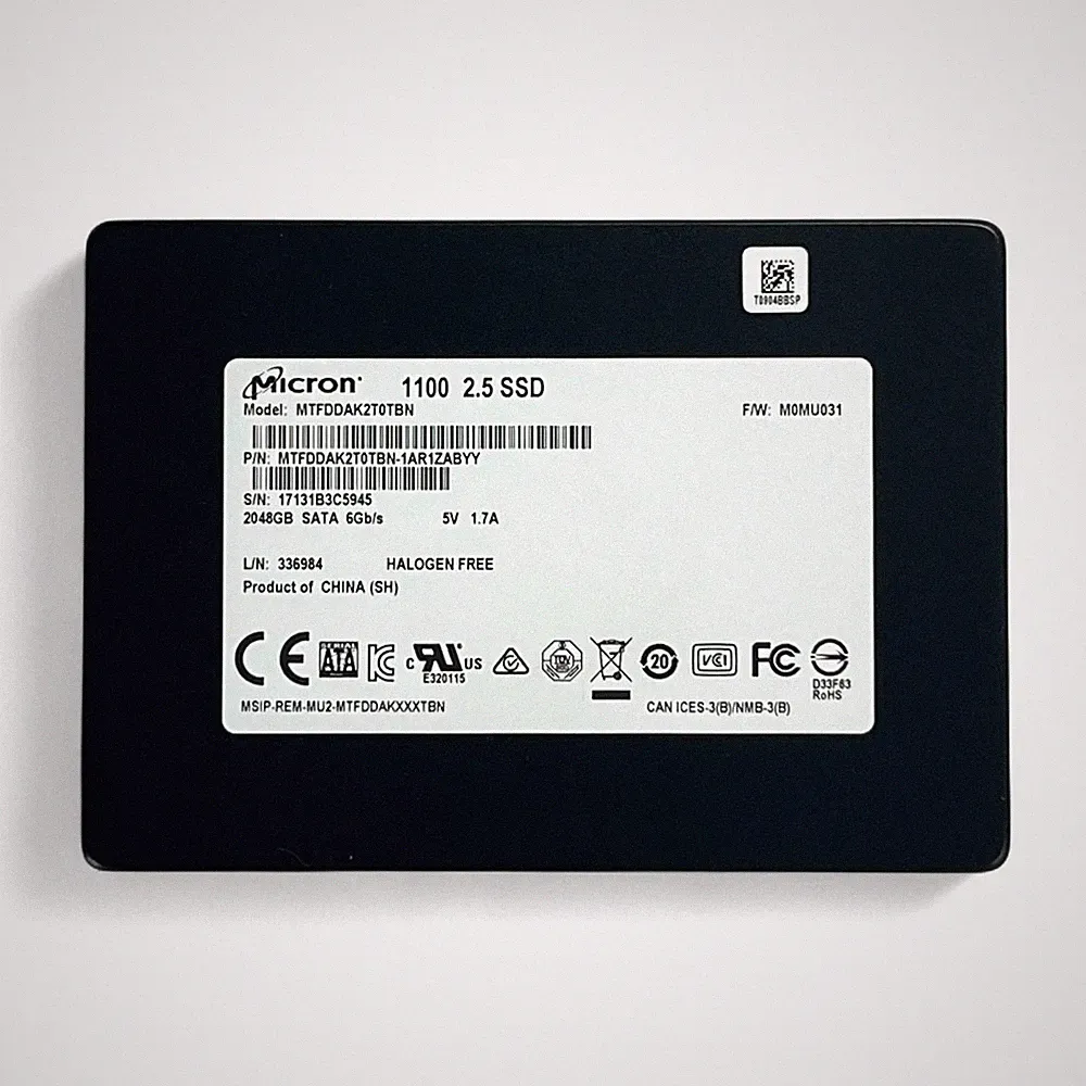 Micron 2TB 1100 2.5" SATA Solid State Drive SSD MTFDDAK2T0TBN