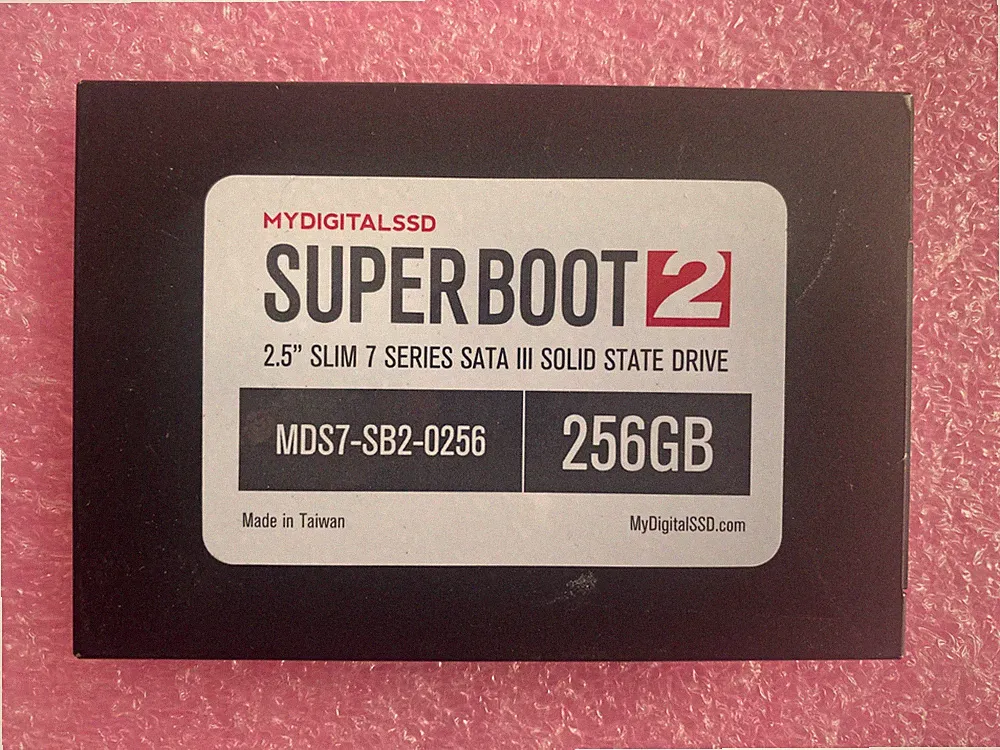 MyDigitalSSD Super Boot 2 Slim 7 Series 256GB 2.5" SATA III Internal SSD
