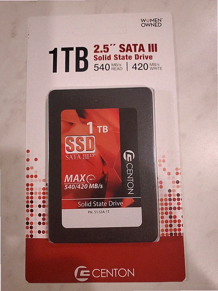New Centon 1TB 2.5" SATA III Solid State Drive SSD Internal Drive