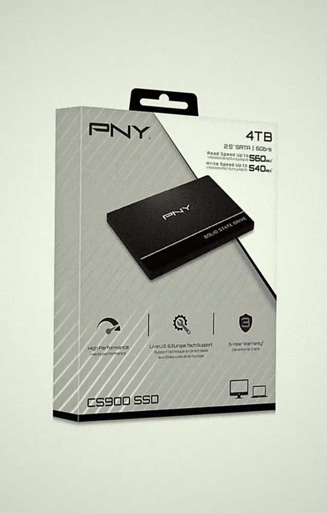 PNY 4 TB SATA III (6 Gb/s) 2.5" (7 mm) SSD