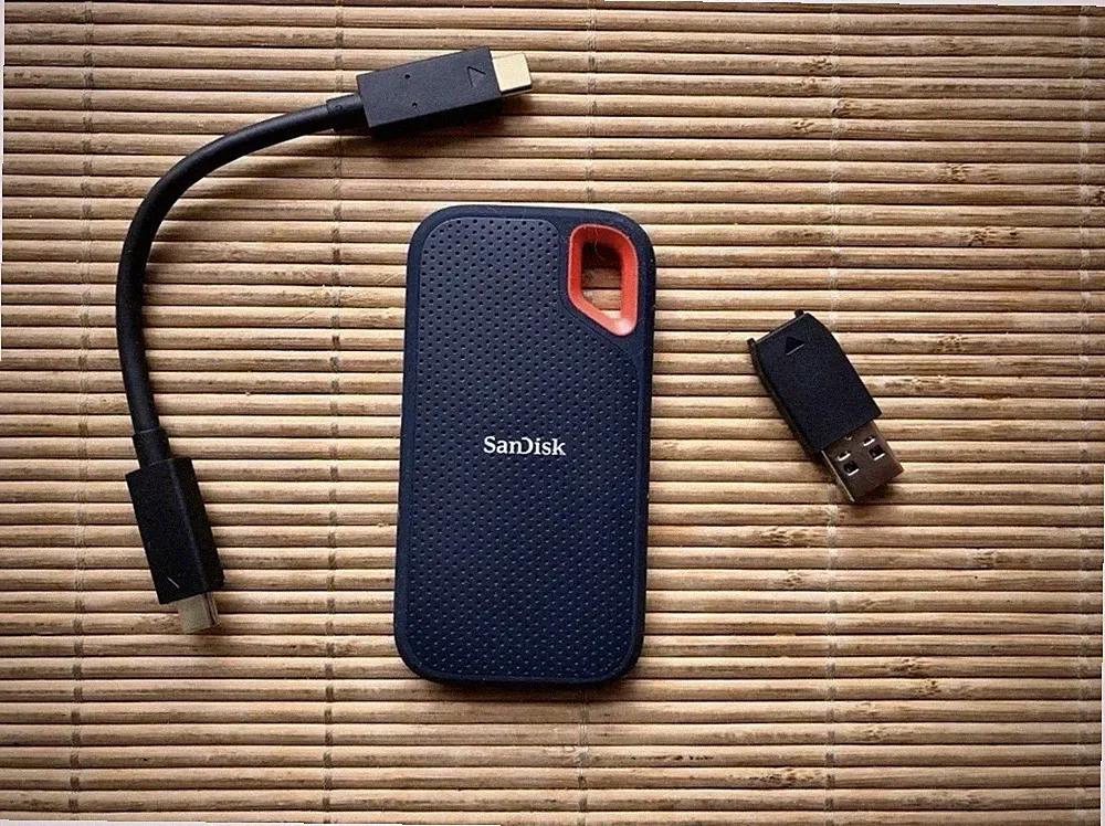 SanDisk Extreme Portable SSD 500gb External Hard Drive