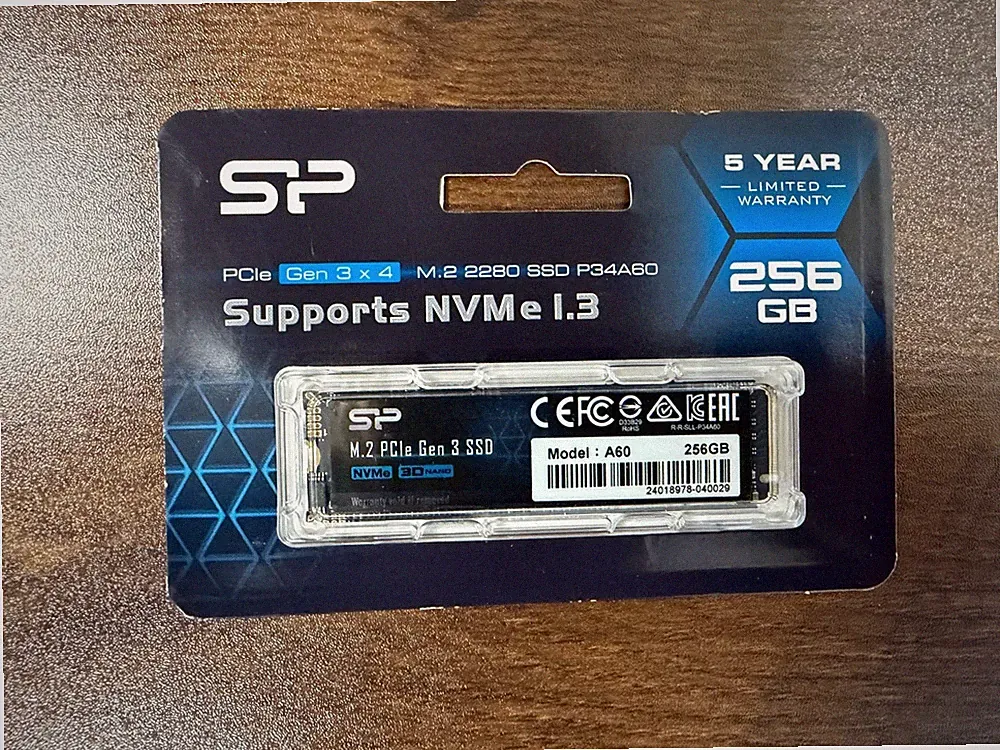 Silicon Power 256GB - NVMe M.2 SSD - 2280