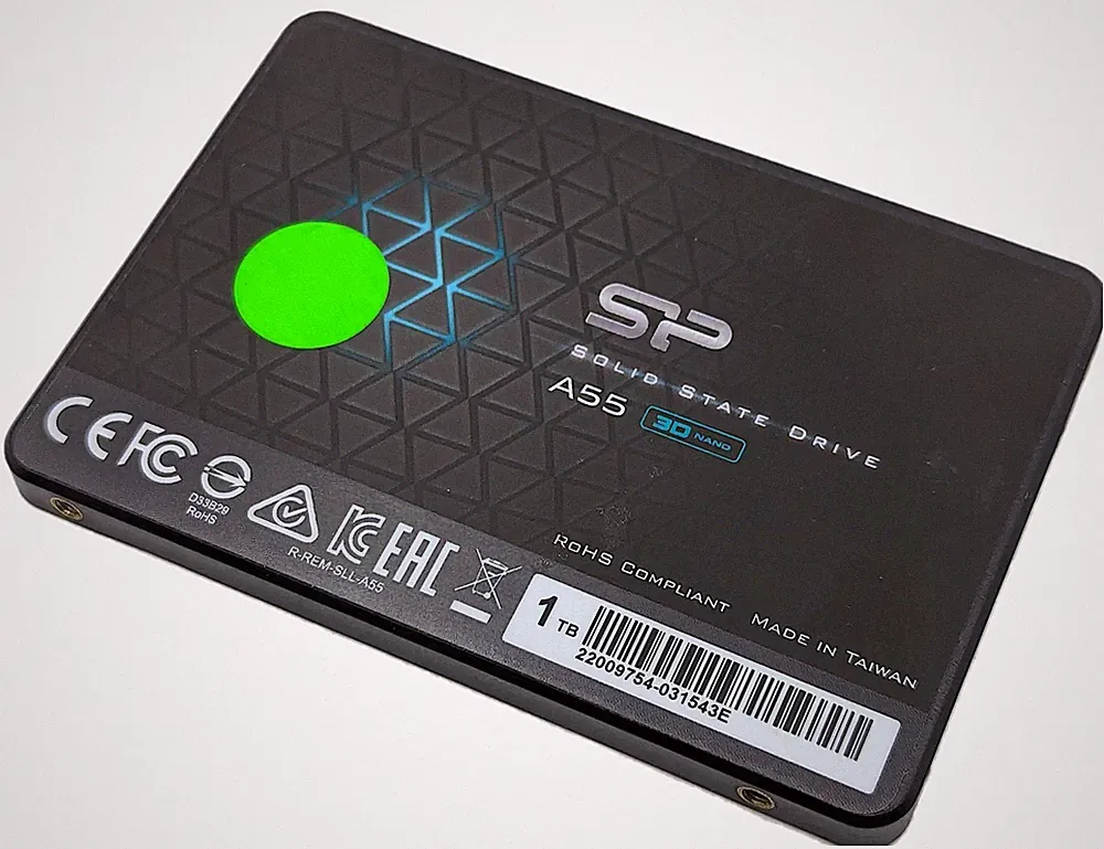 Silicon Power Ace A55 1TB 2.5" SATA III 3D NAND Internal SSD SP001TBSS3A55S25