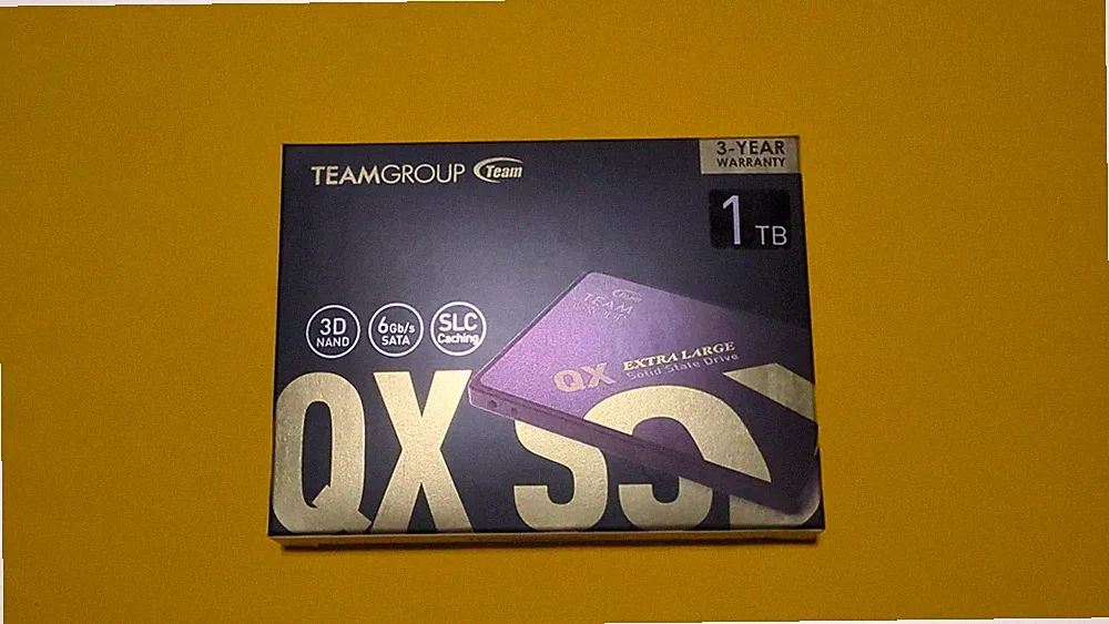 TEAMGROUP QX 1TB 3D NAND QLC 2.5 Inch SATA III Internal SSD T253X7001T0C101