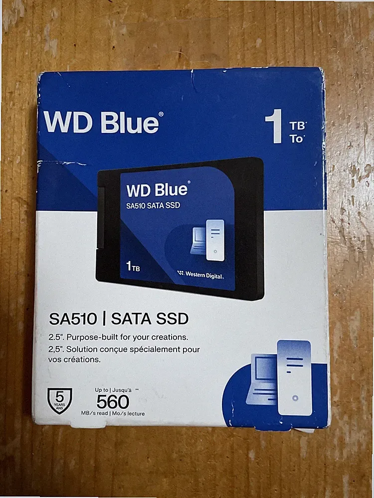 WD - Blue SA510 1TB Internal SSD SATA New