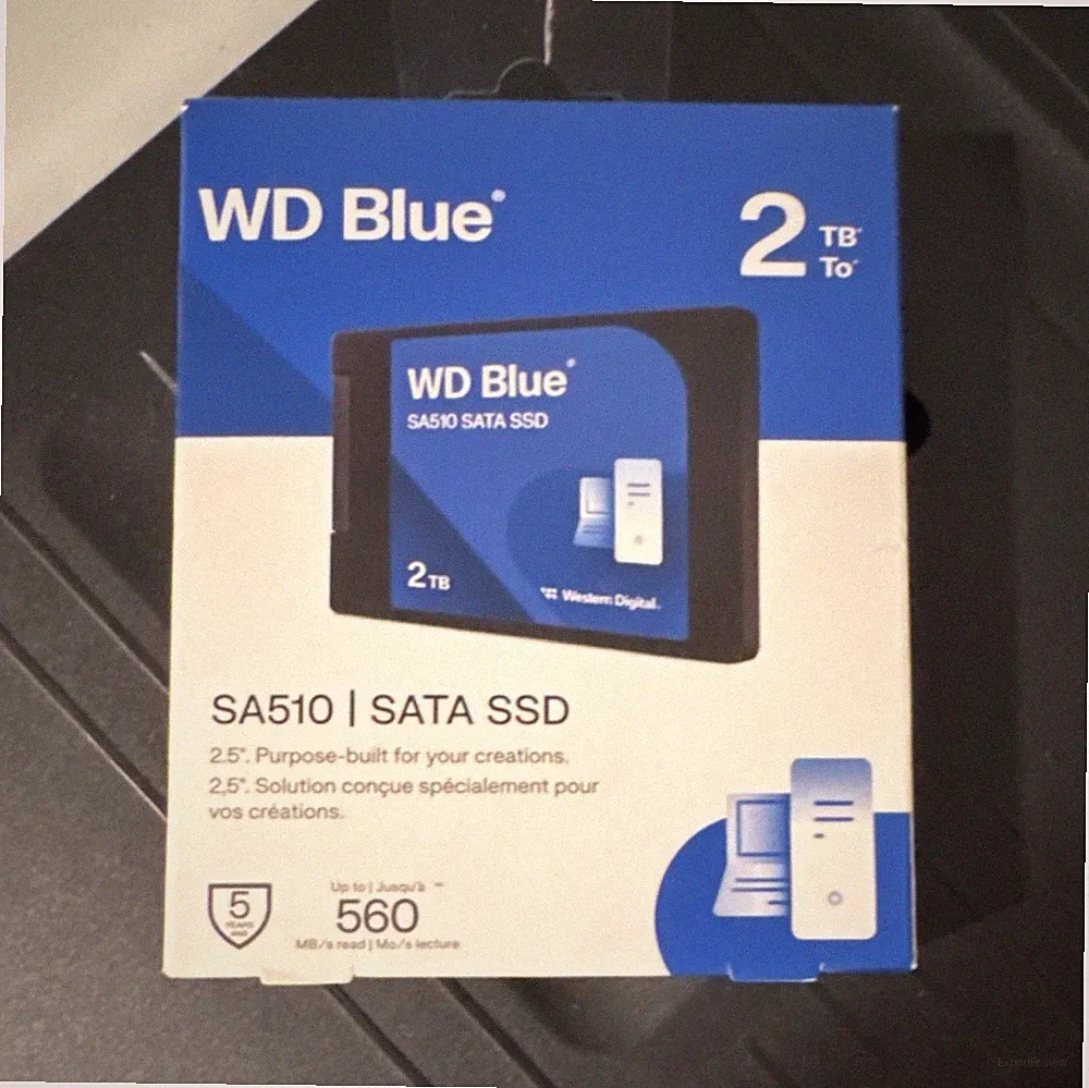 WD Blue SA510 2TB 2.5" SATA III Internal SSD 560MB/s Shock Resistant PC